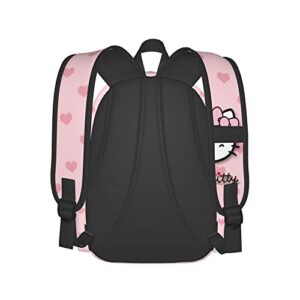 Travel Backpack, Notebook Laptop Bags For Men Women Weekend Outings Accessories For Trip Book Bag Travel Hiking Camping Work Cartoon Pink Cute Cat 4