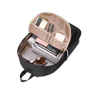 Wadirum Fashion Backpack Purse for Women Cute School Bag for Girl Black