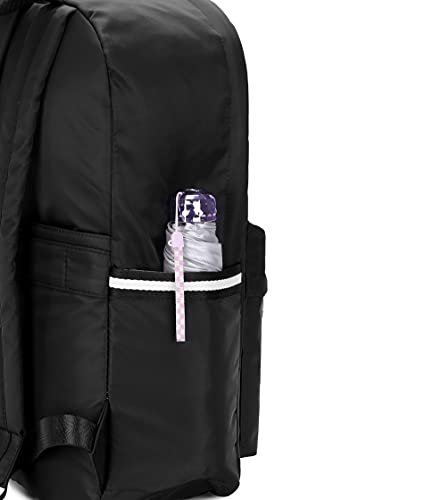 Wadirum Fashion Backpack Purse for Women Cute School Bag for Girl Black