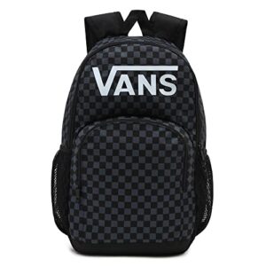 vans unisex alumni pack 5 printed backpack (pack of 1), black checker, one size, casual