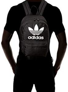 adidas Originals Small National Mini Backpack, Black/White, One Size