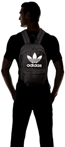 adidas Originals Small National Mini Backpack, Black/White, One Size