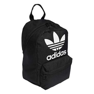 adidas Originals Small National Mini Backpack, Black/White, One Size