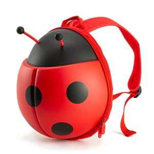 kiddietotes ladybug backpack for toddlers, and children – perfect for daycare, preschool, kindergarten, and elementary school