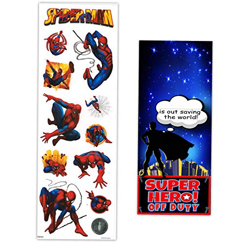 Marvel Avengers Backpack Set Boys Girls Kids -- 7 Pc Bundle With Avengers Superhero School Bag, Folders, Pencil Container, Stickers and More (Marvel School Supplies)