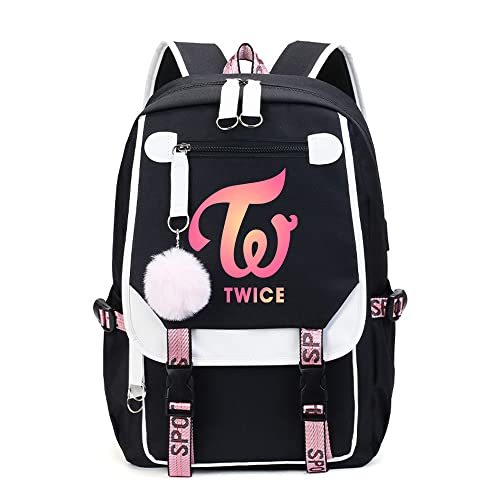 Kpop Twice School Backpack Merchandise, Twice Book Bag Casual Backpack