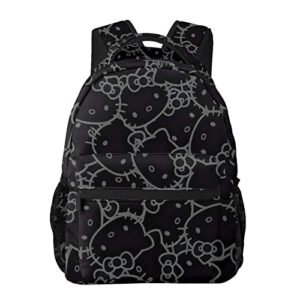 cartoon cat backpack casual daypack travel laptop backpack for women girl