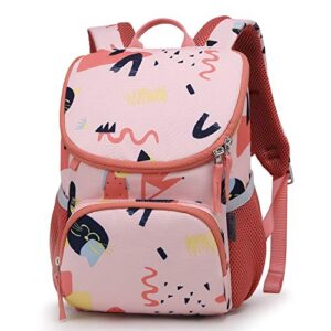 mountaintop toddler backpack for kids boys girls, daycare kindergarten preschool nursery children bag removable chest strap