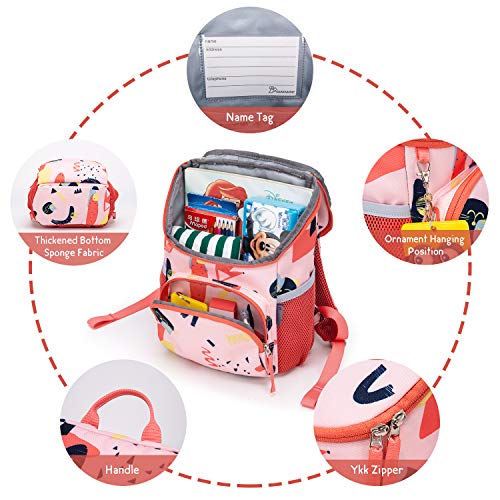 MOUNTAINTOP Toddler Backpack for Kids Boys Girls, Daycare Kindergarten Preschool Nursery Children Bag Removable Chest Strap