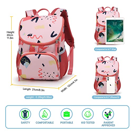 MOUNTAINTOP Toddler Backpack for Kids Boys Girls, Daycare Kindergarten Preschool Nursery Children Bag Removable Chest Strap