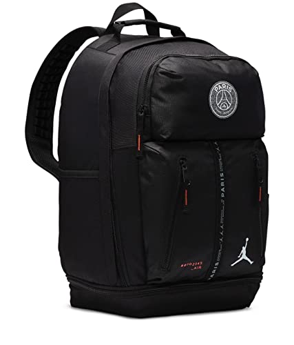 Nike Jordan PSG Paris Saint Germain Backpack (Black, Large)