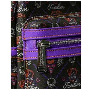 Loungefly x Disney Villains Dr Facilier AOP Mini Backpack Purple