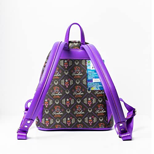 Loungefly x Disney Villains Dr Facilier AOP Mini Backpack Purple