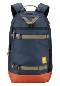 nixon ransack backpack – navy / multi – made with repreve® our ocean™ and repreve® recycled plastics.