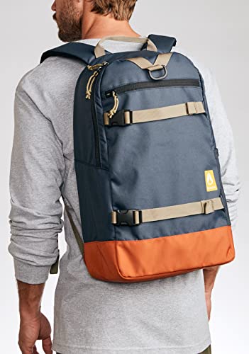 NIXON Ransack Backpack - Navy / Multi - Made with REPREVE® Our Ocean™ and REPREVE® recycled plastics.