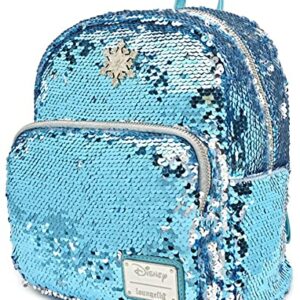 Loungefly Frozen Elsa Reversible Sequin Mini Backpack