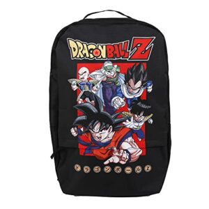 dragon ball z character art black backpack