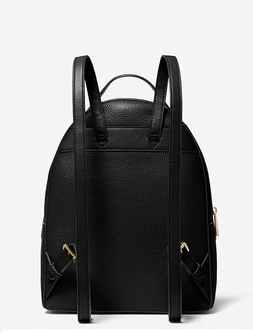 Michael Kors Valerie Medium Logo Backpack (Black)