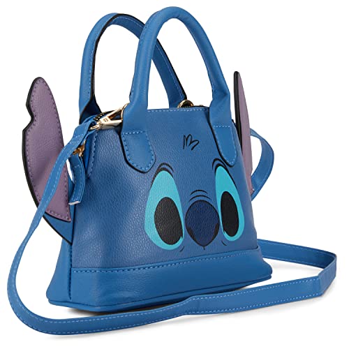 Disney Lilo and Stitch Handbag - Girls, Boys, Teens, Adults - Officially Licensed Stitch Faux Leather Cosplay Mini Crossbody Handbag