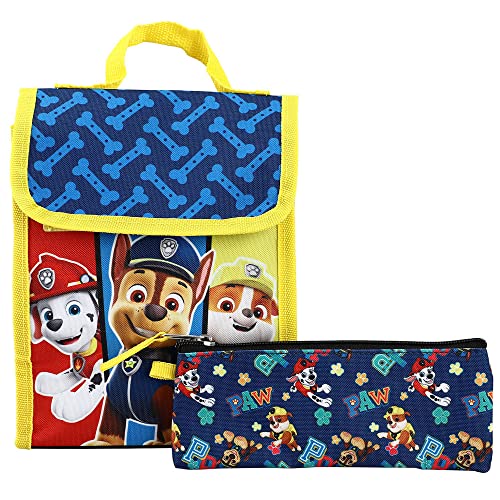 Paw Patrol Heroes Nickelodeon 6-Piece Backpack accessories Set for boys