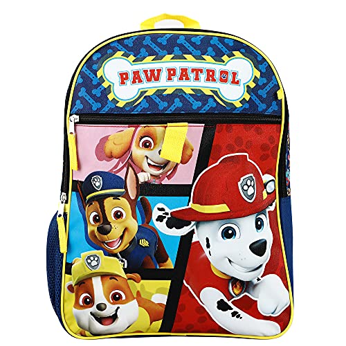 Paw Patrol Heroes Nickelodeon 6-Piece Backpack accessories Set for boys