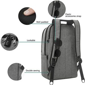 KOPACK Laptop Backpack, 15.6 Inch Slim Anti-Theft Laptop Backpack with USB Charging Port, Functional Travel Business College Commute Backpack, with Multiple Compartments for Men Women High Schoolers