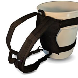 Backpack for 5 Gallon Buckets for Ice Fishing, Picking Apples and Sports