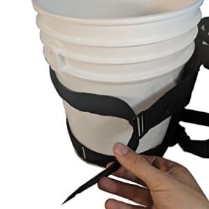 Backpack for 5 Gallon Buckets for Ice Fishing, Picking Apples and Sports