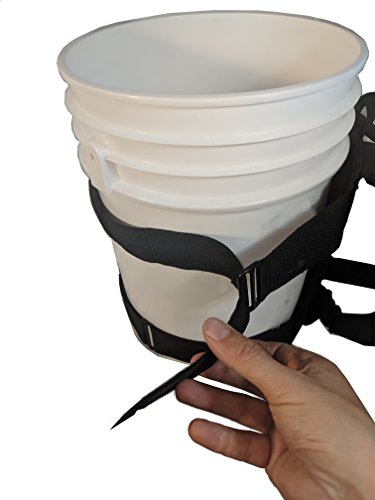 Backpack for 5 Gallon Buckets for Ice Fishing, Picking Apples and Sports