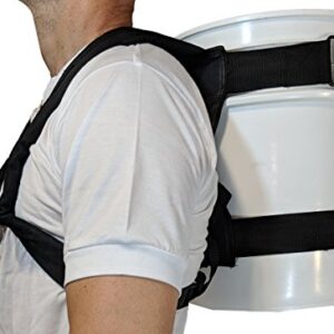 Backpack for 5 Gallon Buckets for Ice Fishing, Picking Apples and Sports