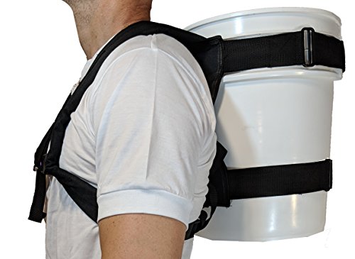 Backpack for 5 Gallon Buckets for Ice Fishing, Picking Apples and Sports