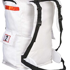 Aeromax Jr. Astronaut Backpack, White, with NASA patches