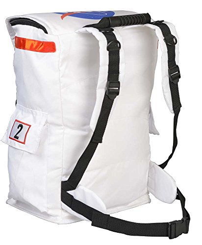 Aeromax Jr. Astronaut Backpack, White, with NASA patches