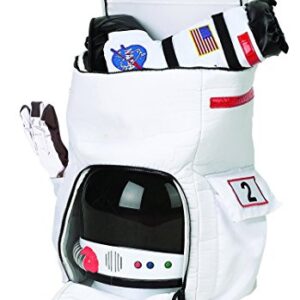 Aeromax Jr. Astronaut Backpack, White, with NASA patches