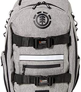 Element Men's Mohave Backpack - Lightweight -School Bookbag -With Skate Straps, Grey Heather