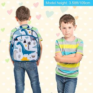 Toddler Backpack for Boys, 12" Dinosaur Preschool Kids Bookbag, Cute Animal Kindergarten Schoolbag