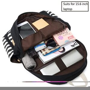 FLYMEI Cute Backpack for Teen Girls, Lightweight School Bookbag 15.6'' Laptop Backpack with USB Charging Port, Casual Travel Back Pack Durable Bookbag for Boys/Girls