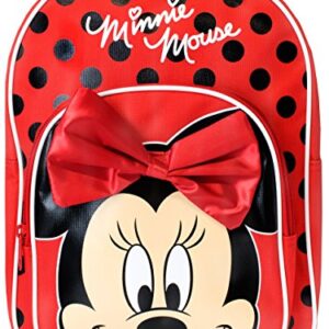 Disney Minnie Mouse Girls Minnie Mouse Backpack With Bow