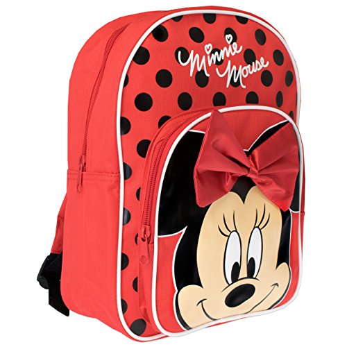 Disney Minnie Mouse Girls Minnie Mouse Backpack With Bow