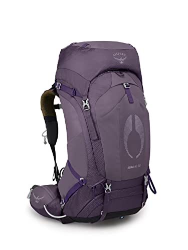 Osprey Aura AG 50 Women's Backpacking Backpack, Enchantment Purple, Medium/Large