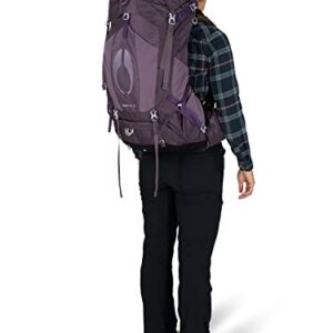 Osprey Aura AG 50 Women's Backpacking Backpack, Enchantment Purple, Medium/Large