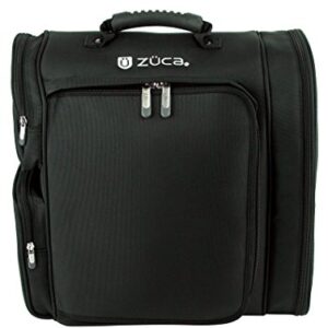 Zuca Artist Backpack With Two Vinyl-Lined Utility Pouches, Black