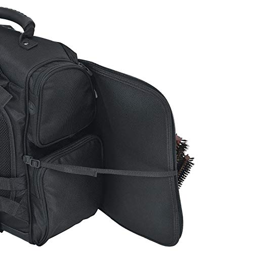 Zuca Artist Backpack With Two Vinyl-Lined Utility Pouches, Black