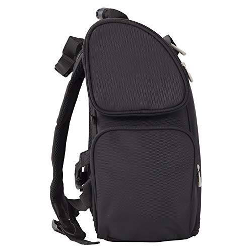 Zuca Artist Backpack With Two Vinyl-Lined Utility Pouches, Black