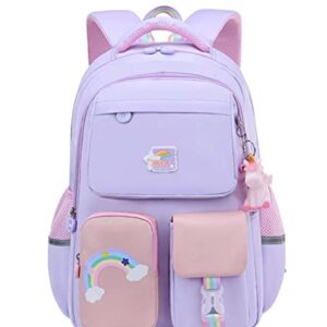 Pink Unicorn Backpack Large Capacity Waterproof Bookbag Multifunction Casual Daypack Laptop Travel Bag For Teens