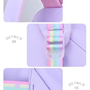 Pink Unicorn Backpack Large Capacity Waterproof Bookbag Multifunction Casual Daypack Laptop Travel Bag For Teens