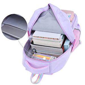 Pink Unicorn Backpack Large Capacity Waterproof Bookbag Multifunction Casual Daypack Laptop Travel Bag For Teens