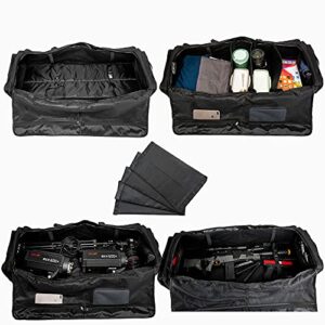 Rabjen Under Seat Storage bag backpack for Full Size Trucks (Black)