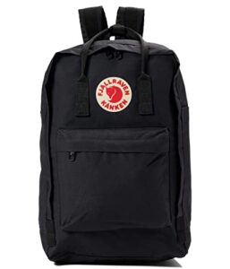 fjallraven women’s kanken laptop backpack 17″, black, one size