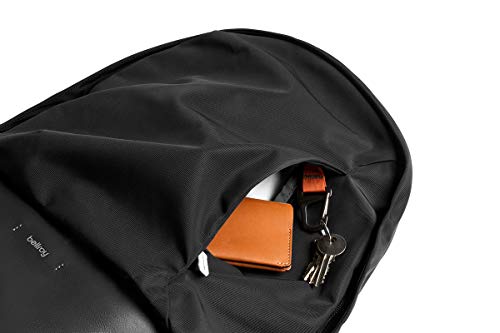 Bellroy Classic Backpack Premium (Leather Panels, Fits 15" Laptop) - Black Sand